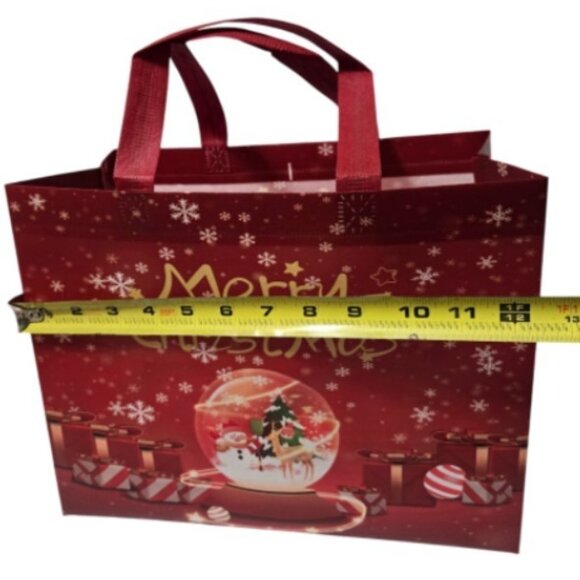Large Reusable Non-Woven Foldable Lightweight Tote Christmas Gift Bags - NEW - Picture 5 of 11